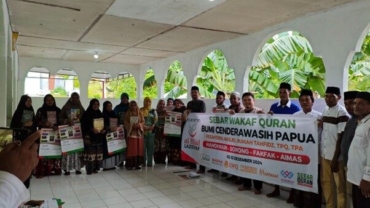 Memasuki Pedalaman Kokas, Kabupaten Fakfak Inilah Perjalanan Ekspedisi Sebar Wakaf Quran Papua