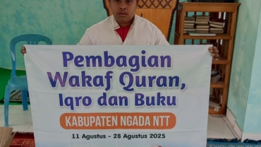 Badan Wakaf Quran mendistribusikan mushaf pelosok Indonesia