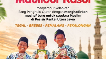 Badan Wakaf Quran Bandung Sedekah Quran saat Maulidur Rasul