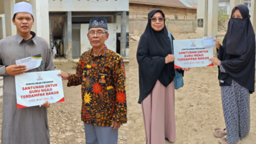 Hadirkan Bantuan di Aceh Tamiang, Sebar Quran Indonesia Kembali Hadirkan Santunan untuk Guru Ngaji Dayah At-Thayyib